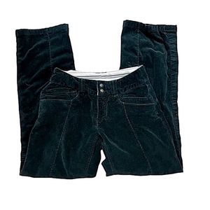 Athleta Black Corduroy Trousers